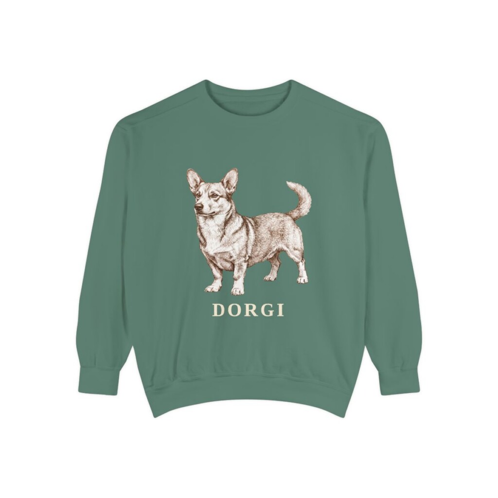 Dorgi Sweatshirt, Light Green, front view