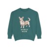 Dorgi Mom Sweatshirt, Blue Spruce, front view