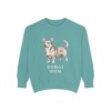 Dorgi Mom Sweatshirt, Seafoam, front view