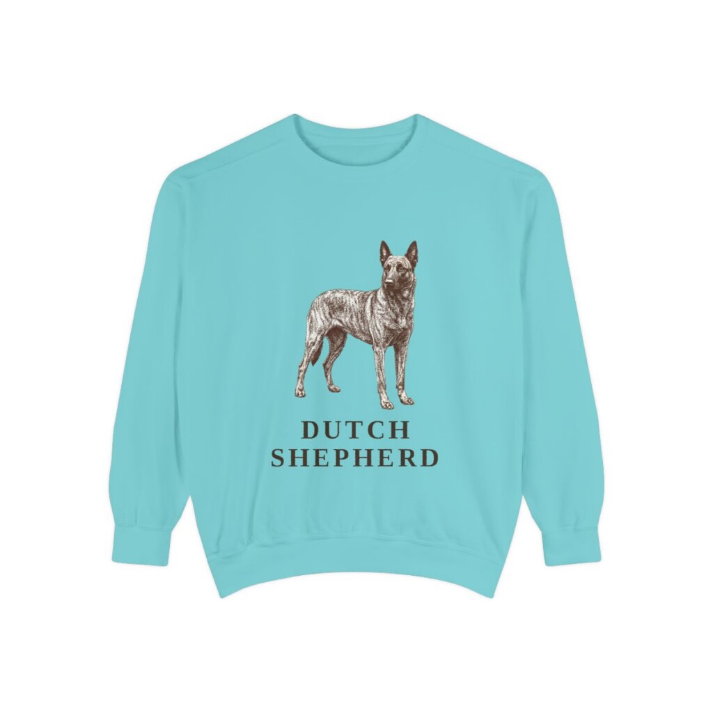 Dutch Shepherd Sweatshirt, Chalky Mint, front view