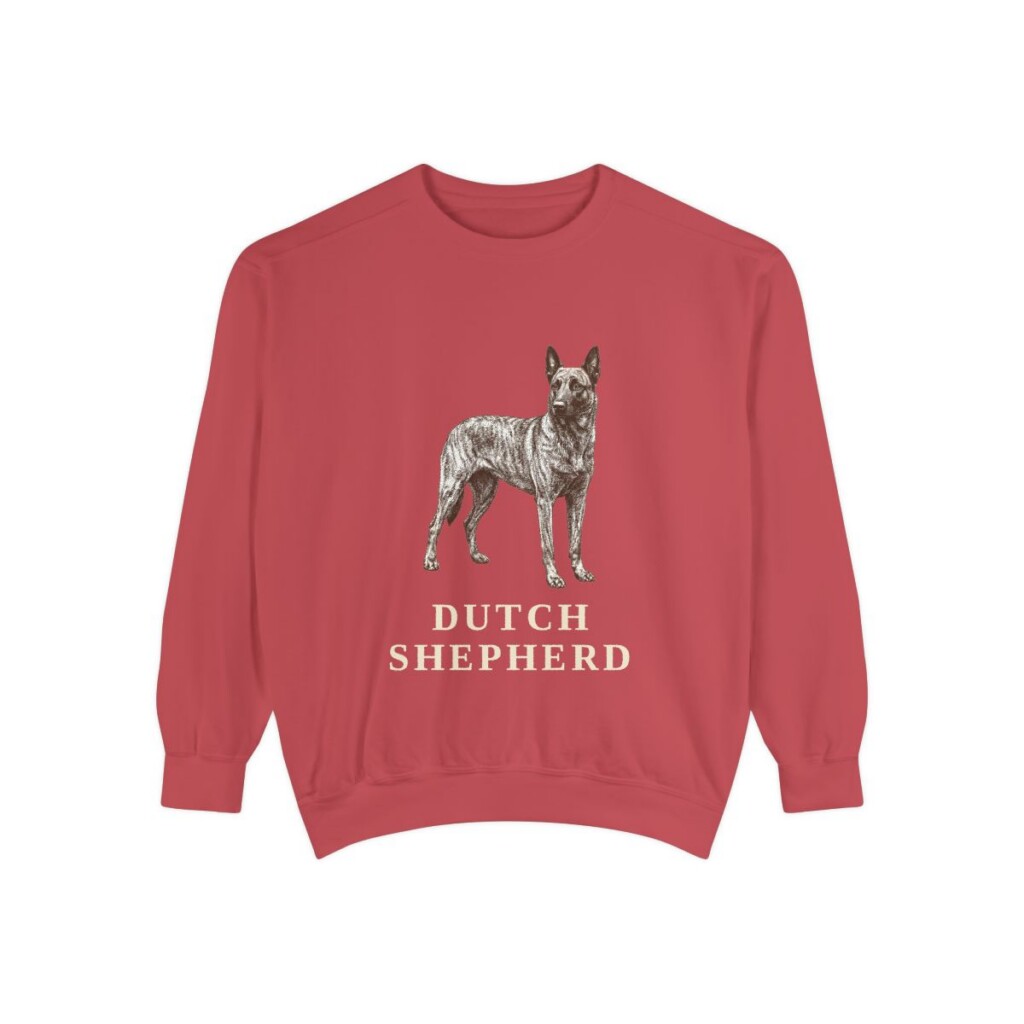 Dutch Shepherd Sweatshirt, Crimson, front view