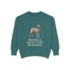 Dutch Shepherd Humor Sweatshirt, Blue Spruce, front view