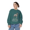 Dutch Shepherd Humor Sweatshirt, Blue Spruce, person 2 front