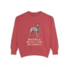 Dutch Shepherd Humor Sweatshirt, Crimson, front view