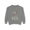 Dutch Shepherd Humor Sweatshirt, Grey, front view