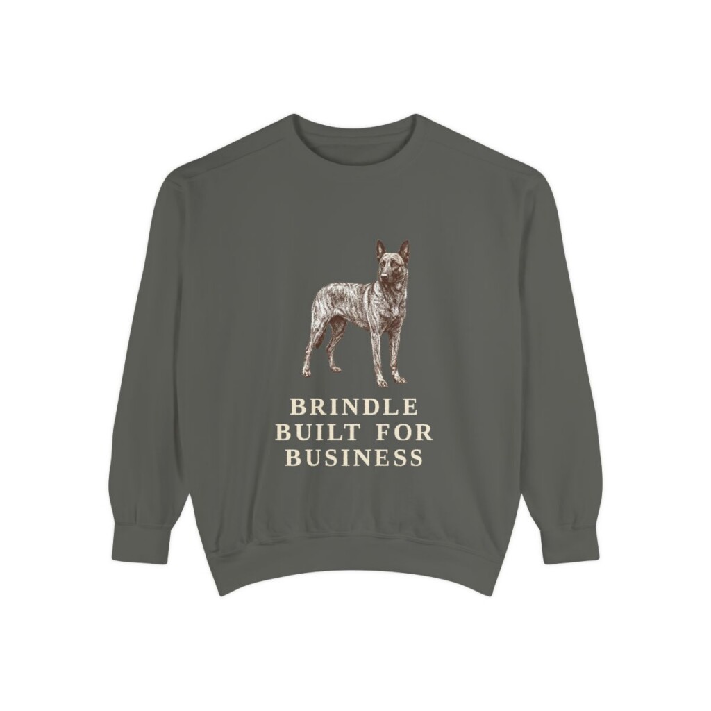Dutch Shepherd Humor Sweatshirt, Pepper, front view