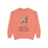 Dutch Shepherd Humor Sweatshirt, Terracotta, front view
