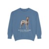 dutch-shepherd-sweatshirt-latin-blue-jean Dutch Shepherd Latin Sweatshirt, Blue Jean, front view