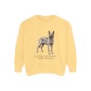 dutch-shepherd-sweatshirt-latin-butter Dutch Shepherd Latin Sweatshirt, Butter, front view