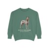 dutch-shepherd-sweatshirt-latin-light-green Dutch Shepherd Latin Sweatshirt, Light Green, front view
