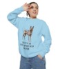 Dutch Shepherd Mom Sweatshirt, Chambray, person 2 context