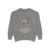 Dutch Shepherd Mom Sweatshirt, Grey, front view