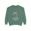 Dutch Shepherd Mom Sweatshirt, Light Green, front view