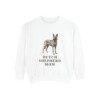 Dutch Shepherd Mom Sweatshirt, White, front view