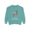 Dutch Shepherd Sweatshirt, Seafoam, front view
