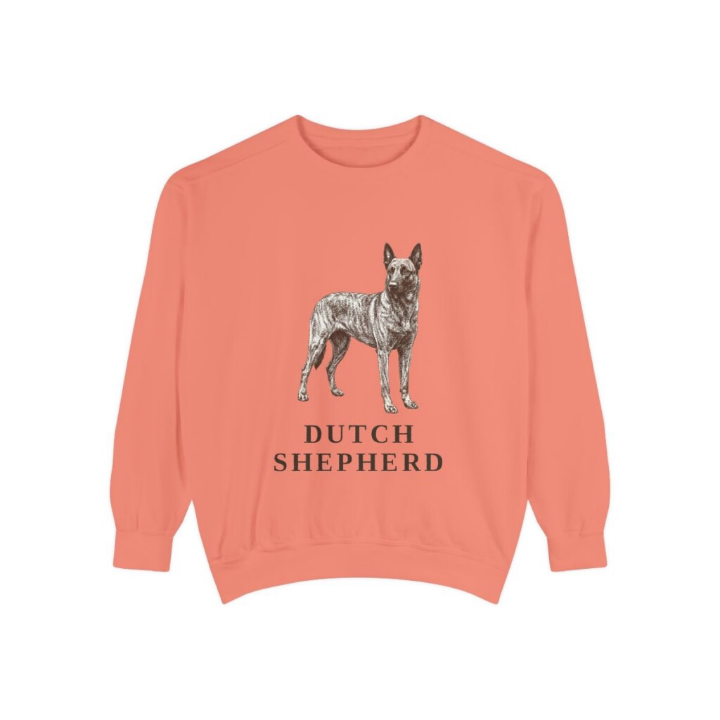 Dutch Shepherd Sweatshirt, Terracotta, front view