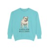English Bulldog Sweatshirt, Chalky Mint, front view