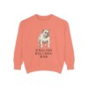 English Bulldog Dad Sweatshirt, Terracotta, front view