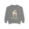English Bulldog Sweatshirt, Grey, front view
