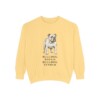 English Bulldog Humor Sweatshirt, Butter, front view