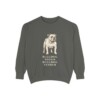 English Bulldog Humor Sweatshirt, Pepper, front view