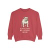 english-bulldog-sweatshirt-mom-crimson English Bulldog Mom Sweatshirt, Crimson, front view