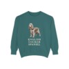English Cocker Spaniel Sweatshirt, Blue Spruce, front view