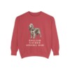 English Cocker Spaniel Dad Sweatshirt, Crimson, front view