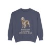 English Cocker Spaniel Dad Sweatshirt, Denim, front view