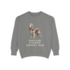 English Cocker Spaniel Dad Sweatshirt, Grey, front view