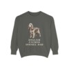 English Cocker Spaniel Dad Sweatshirt, Pepper, front view