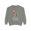 English Cocker Spaniel Sweatshirt, Grey, front view