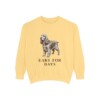 English Cocker Spaniel Humor Sweatshirt, Butter, front view