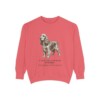 English Cocker Spaniel Latin Sweatshirt, Watermelon, front view