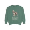 English Cocker Spaniel Sweatshirt, Light Green, front view