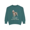 English Cocker Spaniel Mom Sweatshirt, Blue Spruce, front view