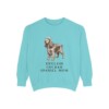 English Cocker Spaniel Mom Sweatshirt, Chalky Mint, front view