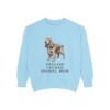 English Cocker Spaniel Mom Sweatshirt, Chambray, front view