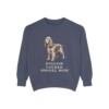 English Cocker Spaniel Mom Sweatshirt, Denim, front view