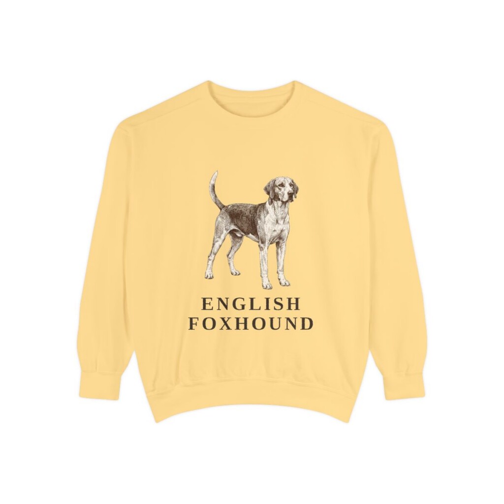 English Foxhound Sweatshirt, Butter, front view