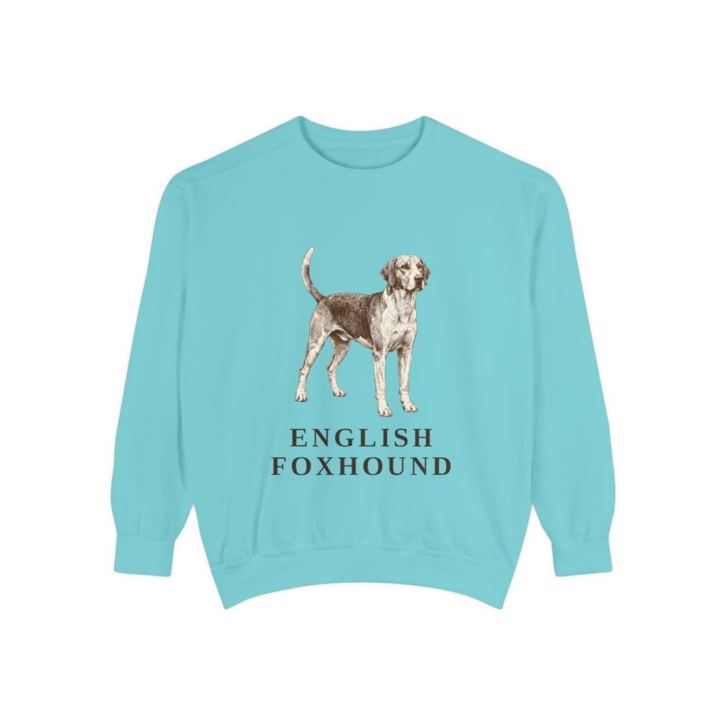 English Foxhound Sweatshirt, Chalky Mint, front view