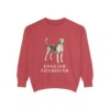 English Foxhound Sweatshirt, Crimson, front view