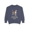 English Foxhound Dad Sweatshirt, Denim, front view