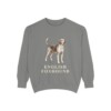 English Foxhound Sweatshirt, Grey, front view