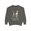 English Foxhound Humor Sweatshirt, Pepper, front view