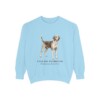 English Foxhound Latin Sweatshirt, Chambray, front view