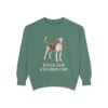 English Foxhound Sweatshirt, Light Green, front view