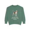 English Foxhound Mom Sweatshirt, Light Green, front view