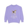 English Foxhound Mom Sweatshirt, Violet, front view