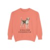 English Foxhound Sweatshirt, Terracotta, front view